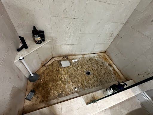 Shower Refresh before cleaning